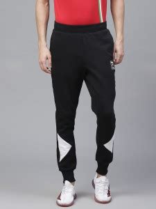 PUMA Solid Men Black Track Pants - Buy PUMA Solid Men Black Track Pants ...