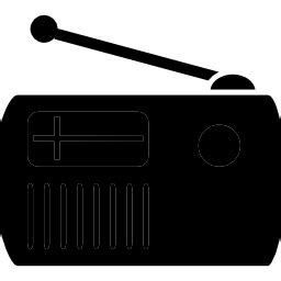 Retro radio transistor - Free music icons