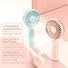 Handheld Fan Quiet Personal Handheld Mini Fan USB Rechargeable Small ...