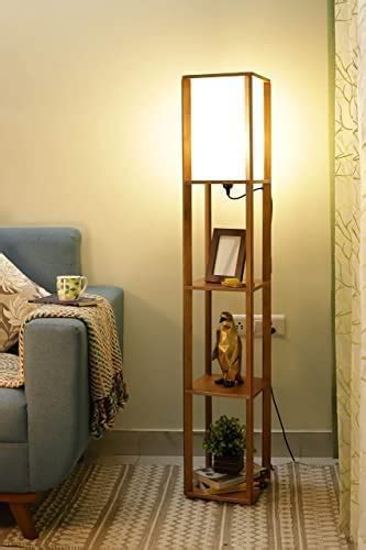 Ston Wooden ltalian Floor Stand Lamp, Being Natural Jute Lamp for ...