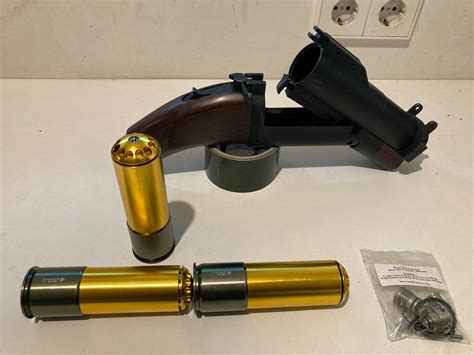 M79 grenade launcher (thumper) + Madbull XM204HP grenades - Airsoft Bazaar