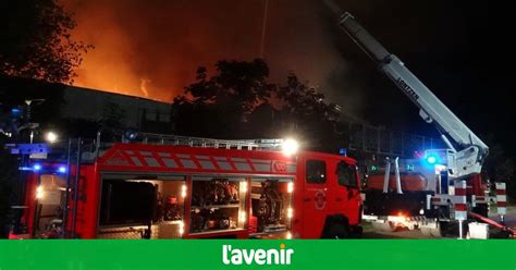 Important incendie cette nuit chez NMC à Eynatten (Eupen) - L'Avenir