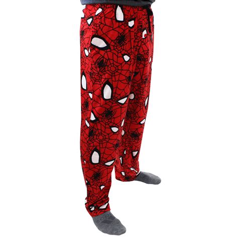 Marvel Spider-Man Mens Plush Fleece Lounge Pajama Pants SM025MPT ...