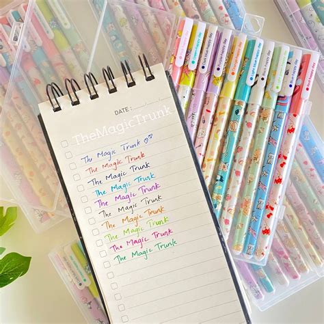 Cat Kawaii Gel Colored Pen Set ( 10 pcs ) – The Magic Trunk