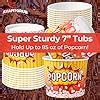 Premium Leak-Free 85 Oz Disposable Popcorn Tub 50pk By Avant Grub ...