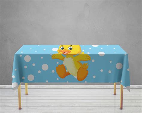 Duck Boy Theme Cake Tablecover | Customized Birthday Party Favors ...