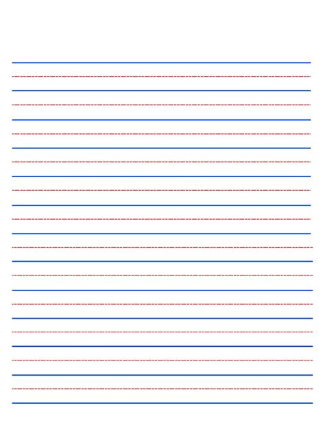 Primary Writing Paper With Dotted Lines - Etsy Canada | Elementary ...