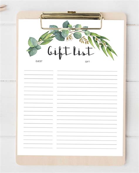 list of baby shower gifts