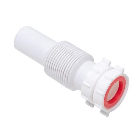 Buy Form N Fit 1-14 in. White Plastic Slip-Joint Sink Drain Tailpiece ...