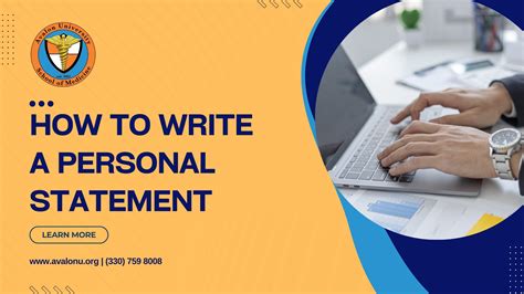 Personal Statement Examples 的图像结果
