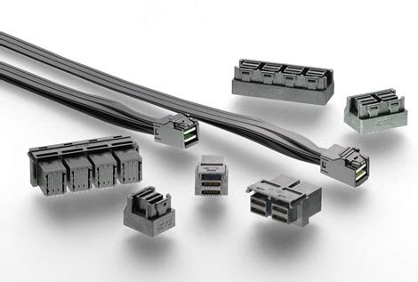 Новый внутренний mini-SAS разъём от TE Connectivity