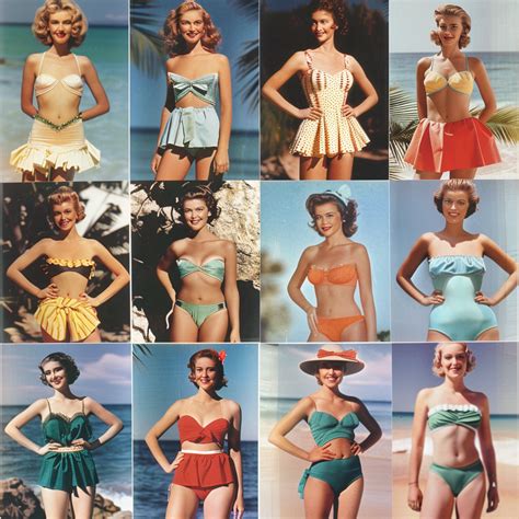 1950s Swimwear Evolution: Glamour, Controversy, and Vintage Charm ...