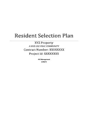 Fillable Online 7-01 202 PRAC Tenant Selection Plandoc Fax Email Print ...