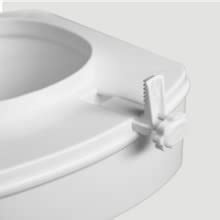 THE SRDVX 7® Portable Lightweight Plastic Toilet Commode Seat Raiser ...