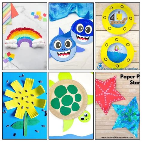 Creative Summer Paper Plate Crafts for Kids
