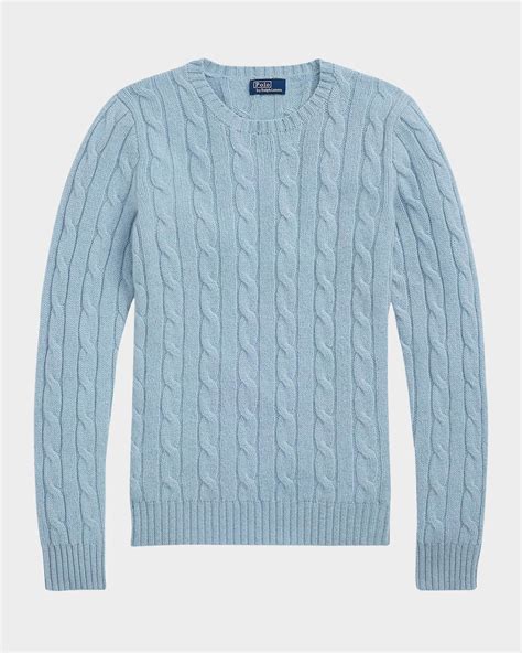 Polo Ralph Lauren Cable-Knit Cashmere Sweater | Neiman Marcus