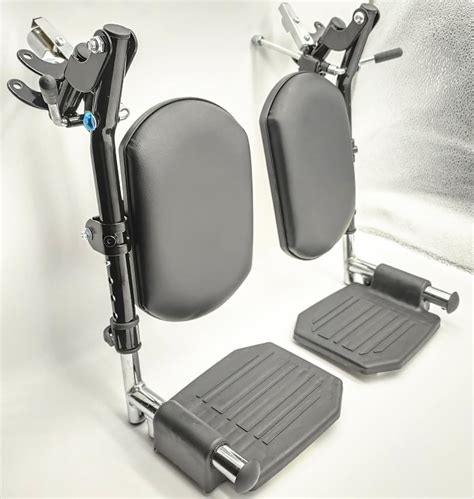 Amazon.com: Wheelchair Elevating Legrests with Padded Calf Pads, Composite Footplates, Fits Most ...