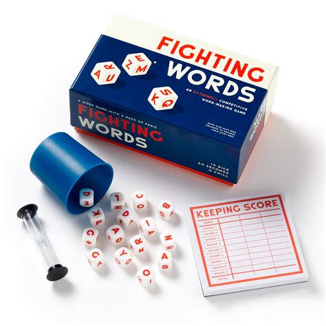Amazon.com: Brass Monkey Fighting Words - Fast Paced Word Making Dice ...