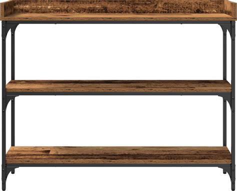 VidaXL Konsolbord Gamla Trä 100 x 30 x 80 cm Målade Trä och Stål ...