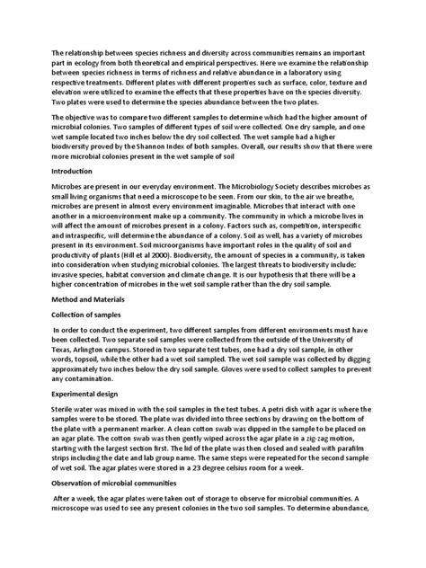 Ecology Lab Report Example 的图像结果