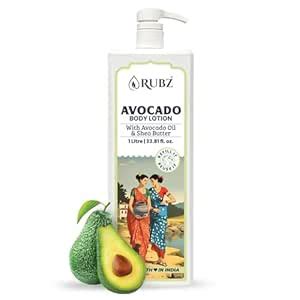 Buy Rubz Avocado Body Lotion Infused With Avocado Oil & Vitamin-E ...