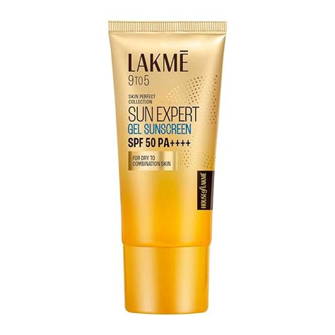 Buy Lakmē Sun Expert SPF 50 PA+++ Gel Sunscreen, Niacinamide | Water ...