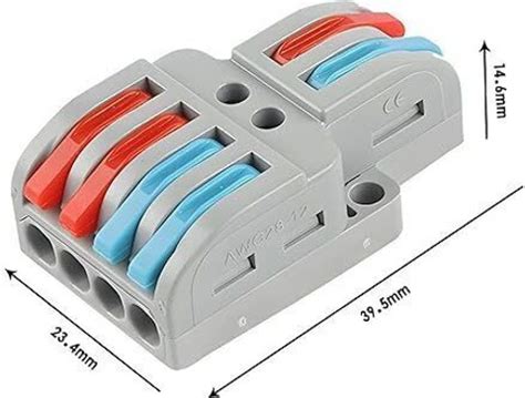 Besillia Lever Nuts Wire Connectors inline Quick Connector (4pcs, 2 to ...