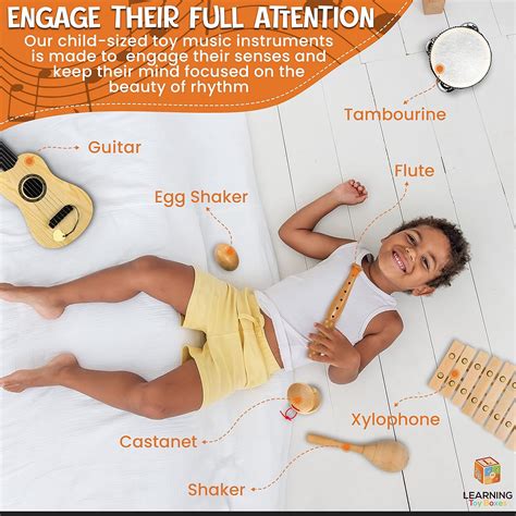 Buy Wooden Musical Instruments for Kids Band Class Preschool School ...