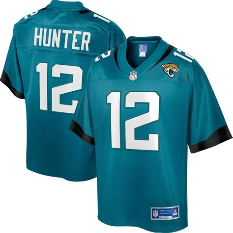 Amazon.com : NFL PRO LINE Men's Travis Hunter Teal Jacksonville Jaguars ...