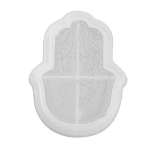 KTM® Hamsa Dish Resin Molds Evil Eye Hamsa Hand Soap Mold Hand of God ...