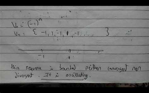 Why does vn=(-1)^n diverge
