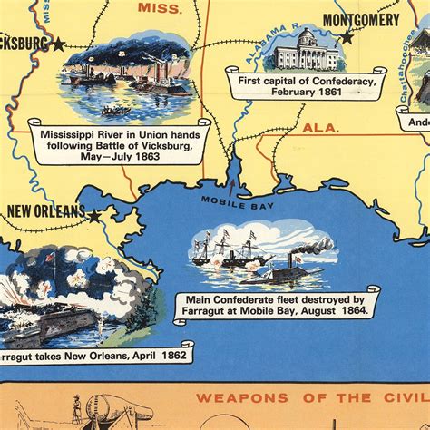 American Civil War Maps With The Battles 37 Maps That Explain The
