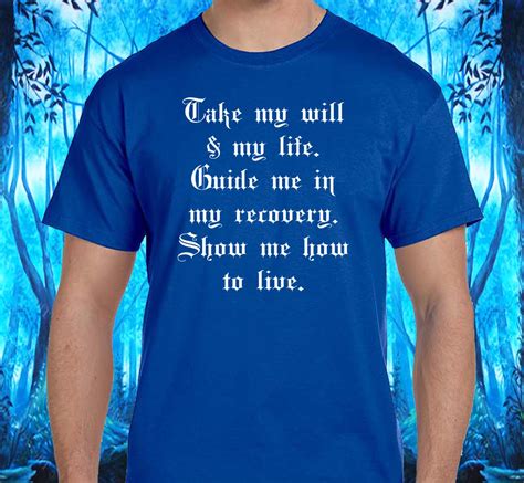 Narcotics Anonymous Shirt, NA Shirt, NA 3RD STEP PRAYER T-shirt – nawears
