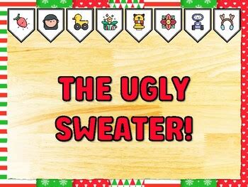 THE UGLY SWEATER! Christmas Printable Bulletin Board Kit school ...