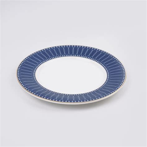 Buy Altius Winter Sky Bone China Printed Side Plate - 21cm from Home ...