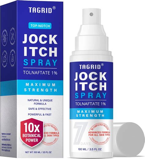 Amazon.com: TAGRID Jock Itch Spray: Maximun Strength Jock Itch Treatment fot Itch Skin Relief ...