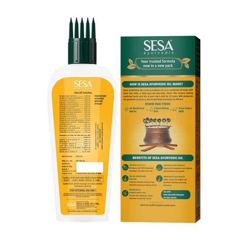 Sesa Ayurvedic Hair Oil, 200 ml Price, Uses, Side Effects, Composition ...