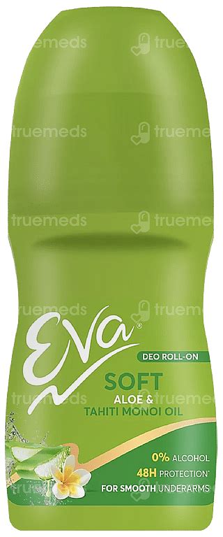 Eva Soft Aloe Tahiti Monol Oil Deo Roll On 50ml - Uses, Side Effects ...