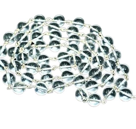 All Stone Sphatik Mala Chain 108 Beads Septic Mala Original Certified ...