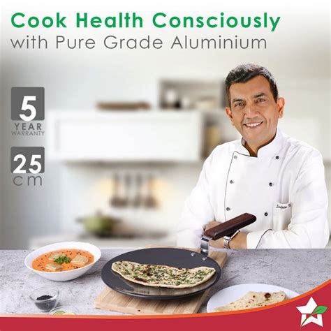 Wonderchef Ebony Roti Tawa | Non-Stick & Durable Cookware