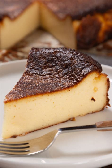 Basque Cheesecake Recipe 的图像结果