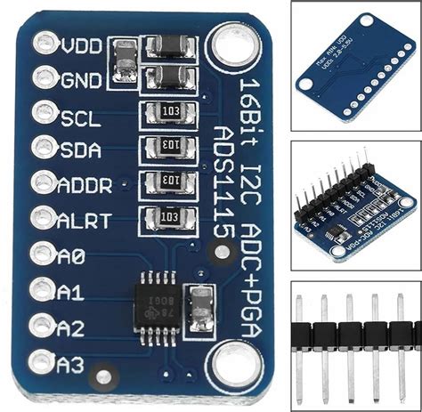 Image result for ADS1115 Module Layout