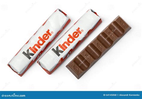 :Kinder chocolate bars editorial stock photo. Image of ferrero - 64145068