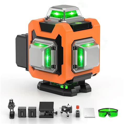 Laser Level, Elikliv 4D Laser Level 360 Self Leveling, 200Ft Green ...