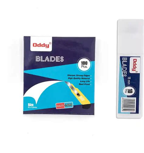 Oddy Cutter Blades 18mm – STATIONERY KINGDOM