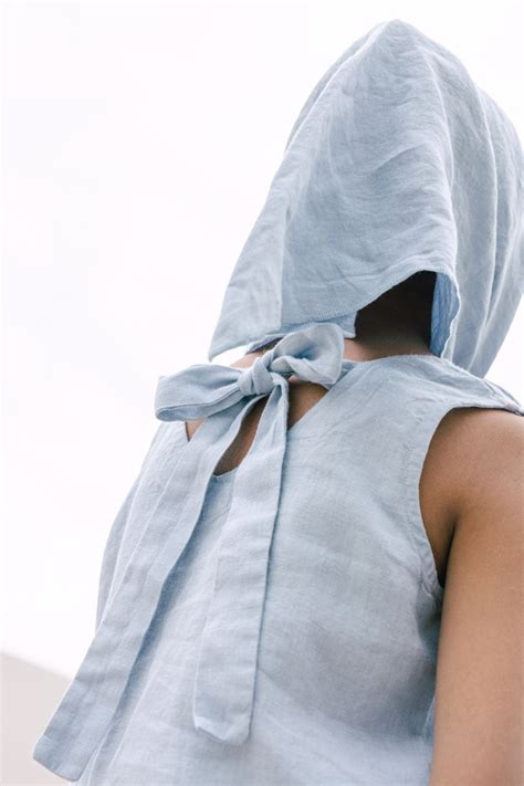 Two Pocket Tie Up Frock | Linen Frock For Girls - Chi Linen