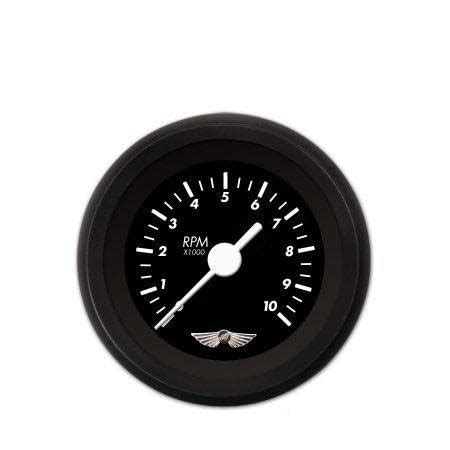 Aurora Instruments (GAR233ZMAIACAD) Marker Series Black Tachometer ...