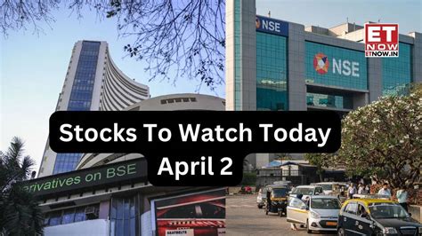 Stocks To Watch Today, April 2: TCS, L&T, Siemens Energy, Coal India ...
