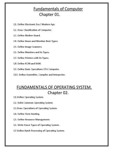 Image result for Computer Questions PDF File Download