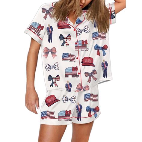 Trump Dance Coquette Bow Pajama Set - teelands